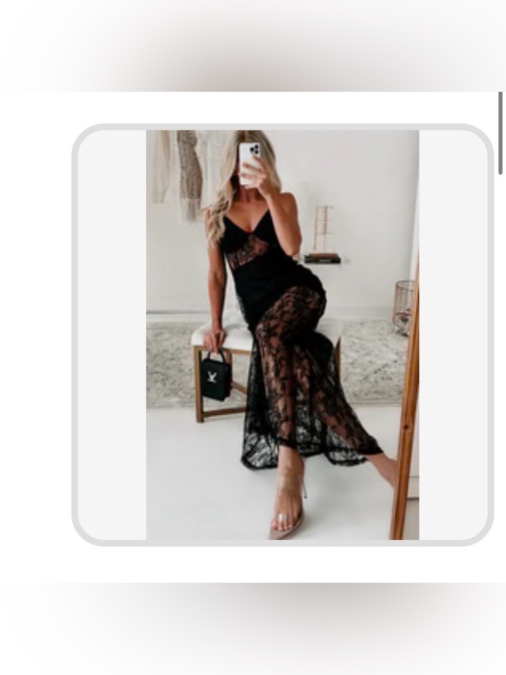 NanaMacs Lace Maxi Dress